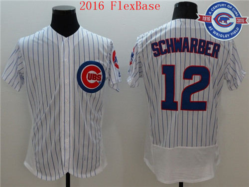 Kyle Schwarber Chicago Cubs white jersey