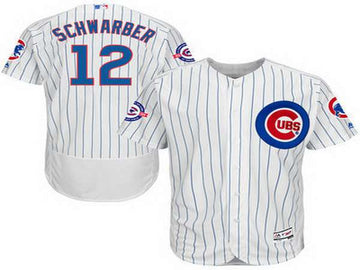 Schwarber Chicago Cubs white jersey