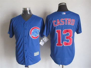 Starlin Castro Chicago Cubs blue Alternate jersey