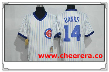 Ernie Banks MLB Chicago Cubs Cooperstown jersey