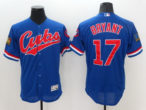 Kris Bryant Chicago Cubs blue jersey
