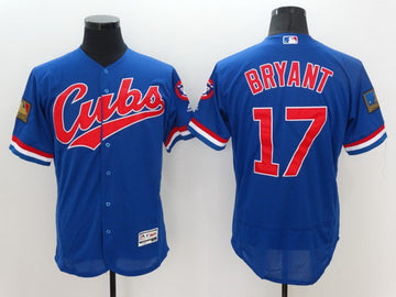 Kris Bryant Chicago Cubs blue jersey
