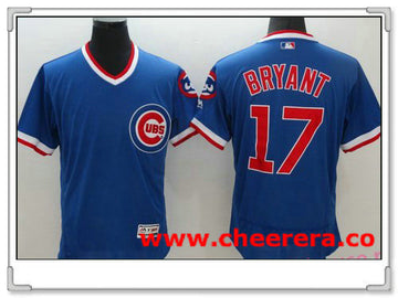 Kris Bryant Chicago Cubs blue jersey