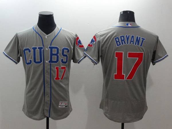 Kris Bryant Chicago Cubs gray Alternate jersey