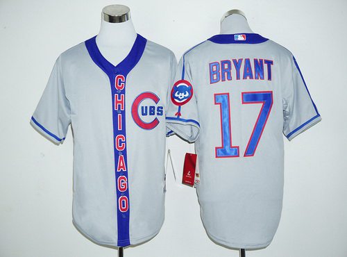 Kris Bryant Chicago Cubs gray Retro jersey