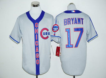 Kris Bryant Chicago Cubs gray Retro jersey