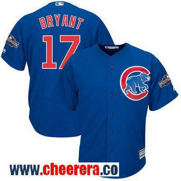 Kris Bryant Majestic Chicago Cubs royal Alternate jersey