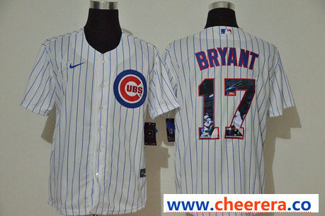 Kris Bryant Chicago Cubs white jersey