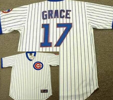 Mark Grace Chicago Cubs white jersey