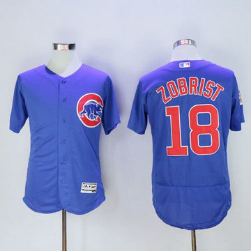 Ben Zobrist Chicago Cubs blue jersey