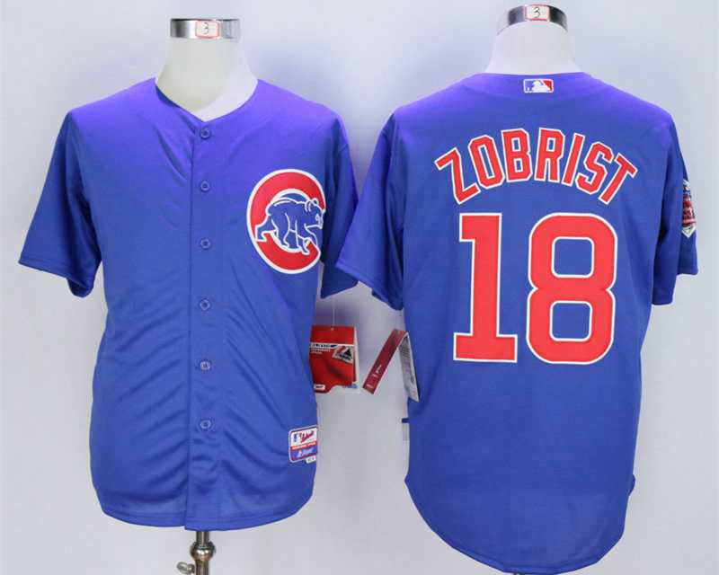Ben Zobrist Chicago Cubs blue jersey