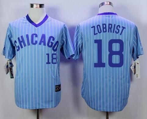 Ben Zobrist Chicago Cubs blue jersey