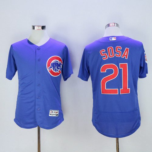 Sammy Sosa Chicago Cubs blue jersey
