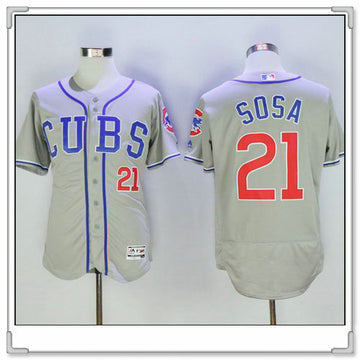 Sammy Sosa Chicago Cubs gray jersey
