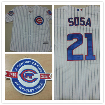Sammy Sosa Chicago Cubs white jersey