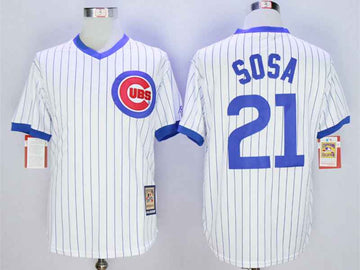 Sammy Sosa Chicago Cubs white Throwback jersey