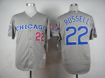 Addison Russell Chicago Cubs gray jersey