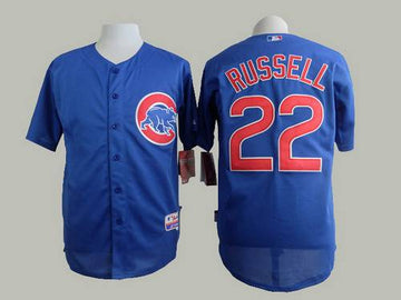 Addison Russell Chicago Cubs blue jersey