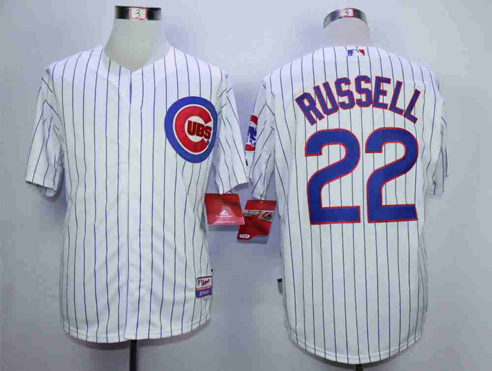Addison Russell Chicago Cubs white jersey