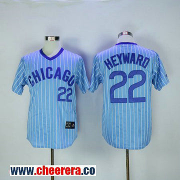 Jason Heyward Chicago Cubs blue Cooperstown jersey