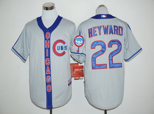 Jason Heyward Chicago Cubs gray Retro jersey