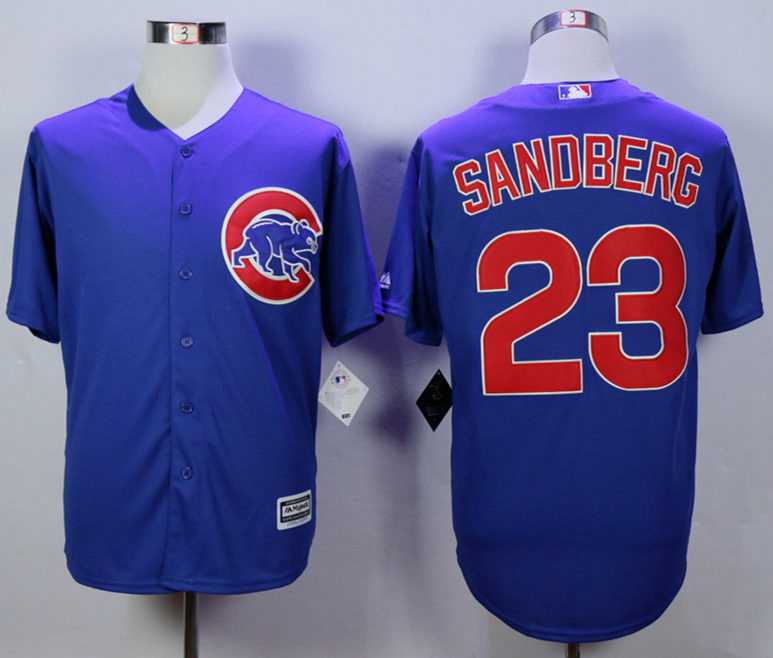 Ryne Sandberg Chicago Cubs blue jersey
