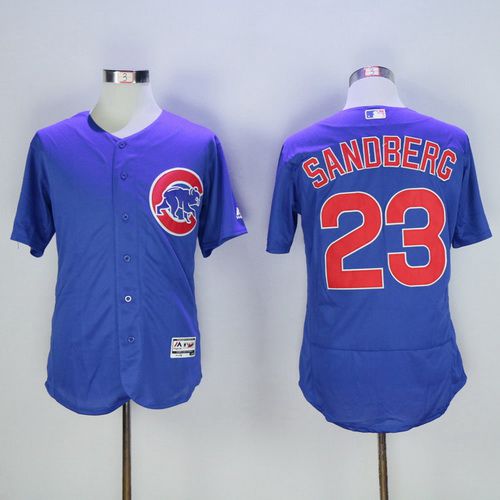 Ryne Sandberg Chicago Cubs royal jersey
