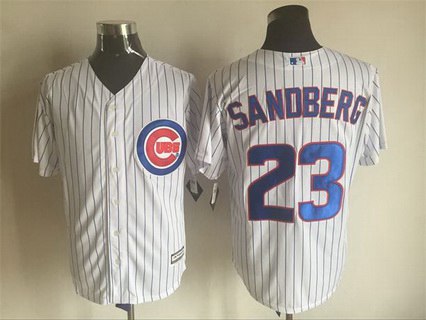 Ryne Sandberg Chicago Cubs white Home jersey