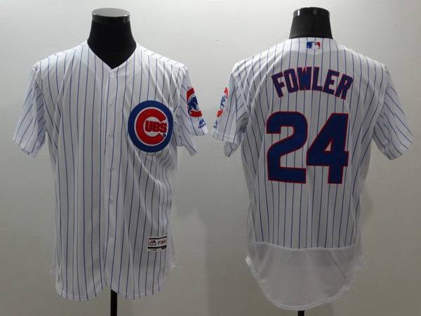 Dexter Fowler Chicago Cubs white jersey