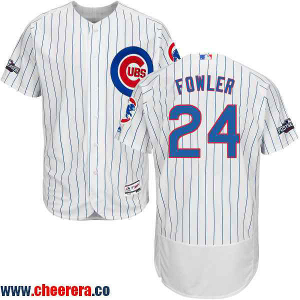 Dexter Fowler Chicago Cubs white Home jersey