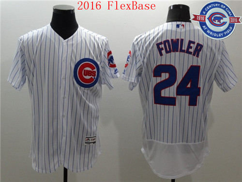 Dexter Fowler Chicago Cubs white jersey
