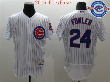 Dexter Fowler Chicago Cubs white jersey