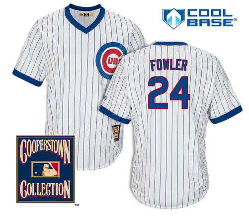 Dexter Fowler Chicago Cubs white Cooperstown jersey