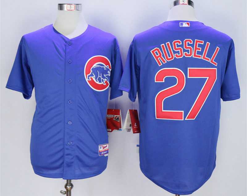 Addison Russell Chicago Cubs blue jersey