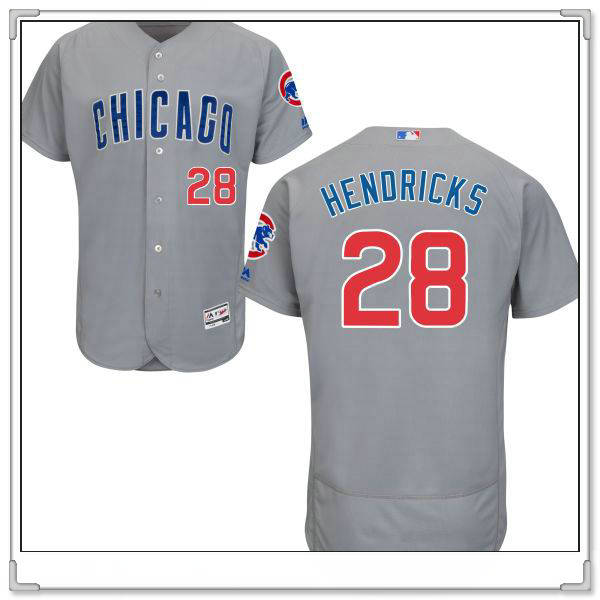 Kyle Hendricks Chicago Cubs gray Road jersey