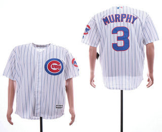 Daniel Murphy Chicago Cubs white Home jersey