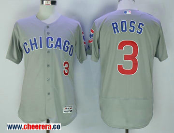 David Ross Chicago Cubs gray Road jersey