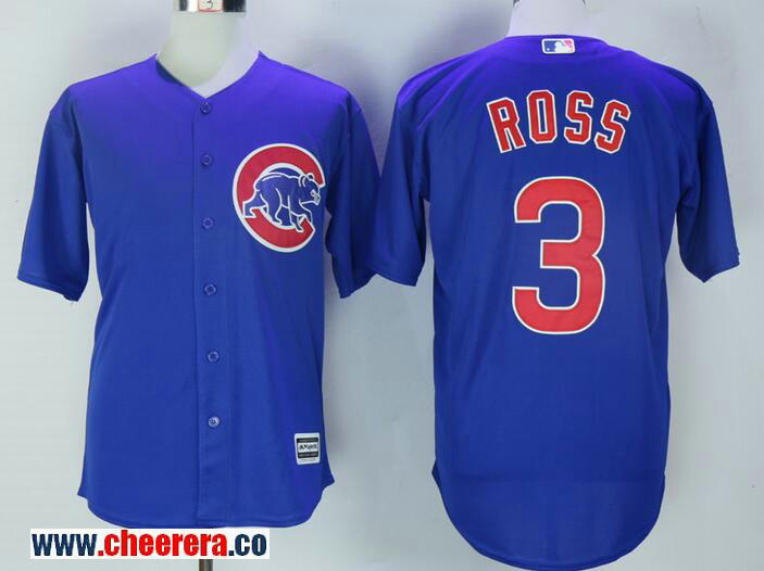 David Ross Chicago Cubs royal jersey