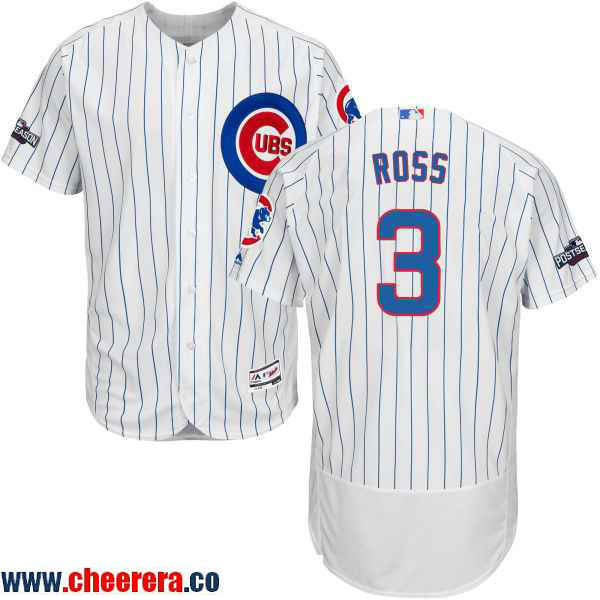 David Ross Chicago Cubs white Home jersey