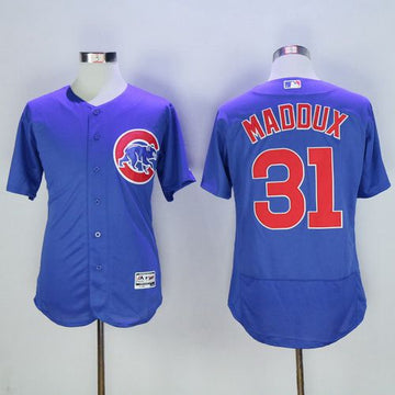 Greg Maddux Chicago Cubs royal jersey