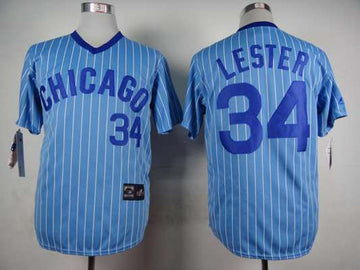 Jon Lester Chicago Cubs blue jersey