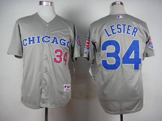 Jon Lester Chicago Cubs gray All-Star jersey
