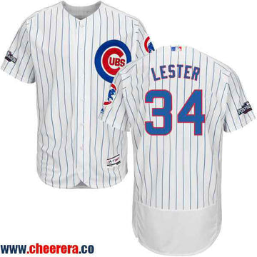 Jon Lester Chicago Cubs white Home jersey