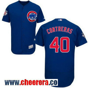 Willson Contreras Chicago Cubs royal jersey