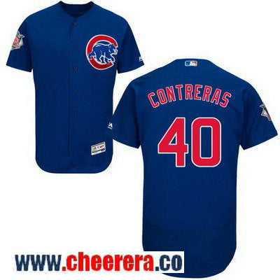 Willson Contreras Chicago Cubs royal jersey