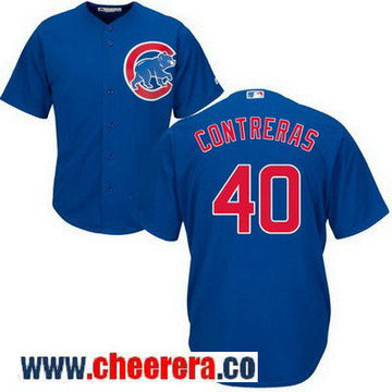 Willson Contreras Chicago Cubs royal jersey