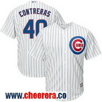 Willson Contreras Chicago Cubs white Home jersey