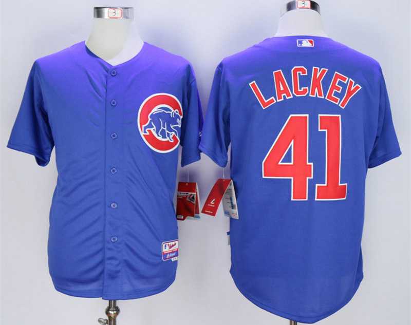 John Lackey Chicago Cubs blue jersey