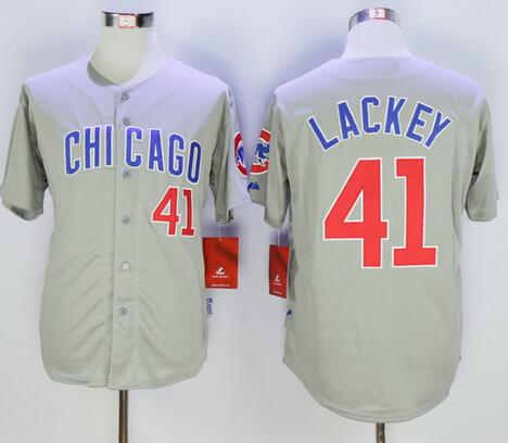 John Lackey Chicago Cubs gray Road jersey
