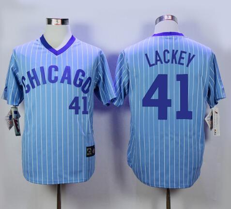 John Lackey Chicago Cubs blue jersey
